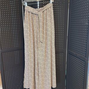 Love Black and Cream Leopard Print Pants